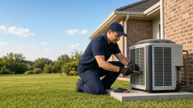Central air conditioner installation